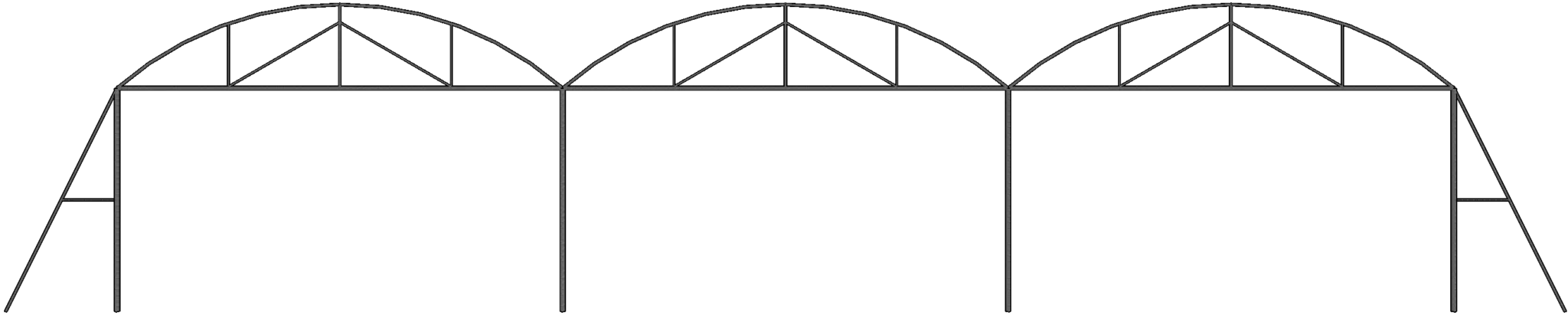 Modern Fan-Pad Cooling System installed in a climate-controlled polyhouse structure designed by JH Agriinfra.