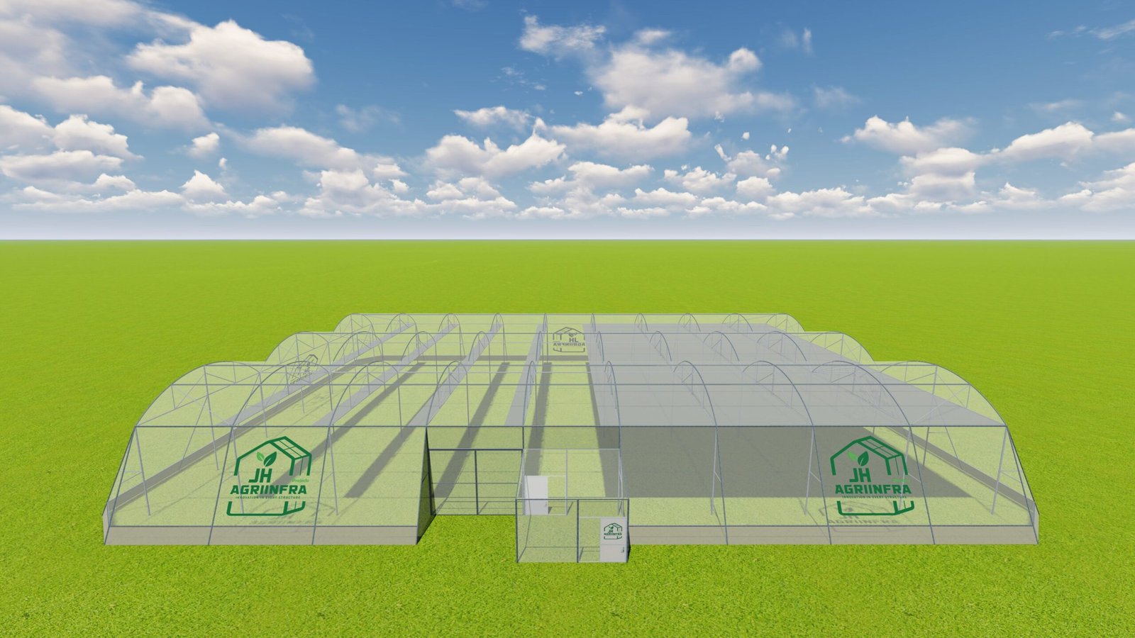 Dome Shaped Shade Net House – JH Agriinfra