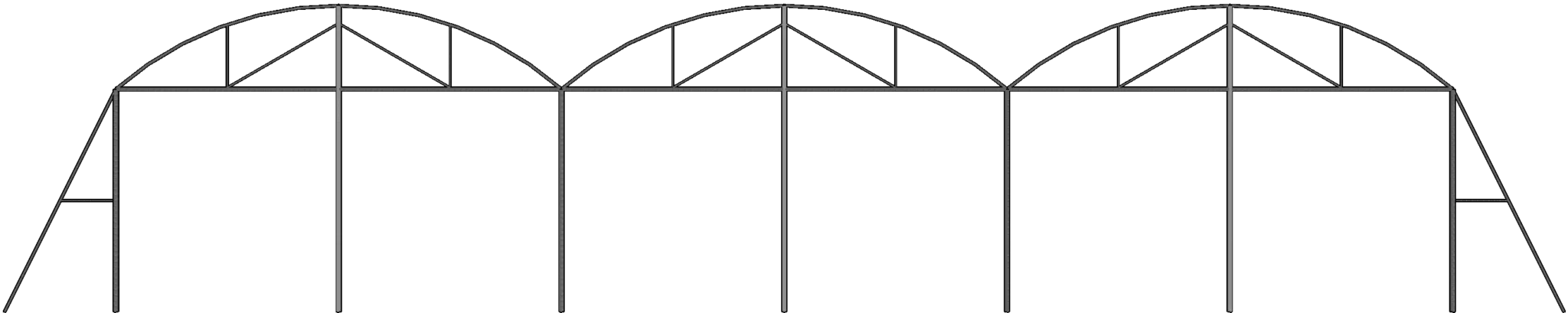 Innovative Dome-Shaped greenhouse section for Global Protected Farming by JH Agriinfra