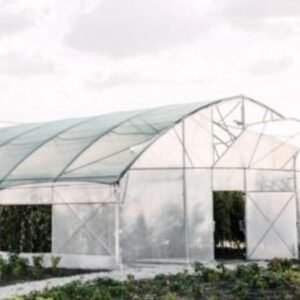 Advanced Monospan Poly Tunnel structure designed for protected cultivation and sustainable farming solutions by JH Agriinfra
