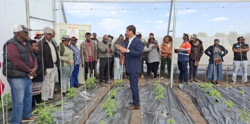 Farmers' Meet Event in Southern Africa hosted by JH Agriinfra with farmers and agricultural leaders discussing sustainable farming and innovations.